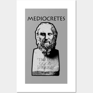 Mediocretes (Philosopher of The Mediocre) - funny Greek Posters and Art